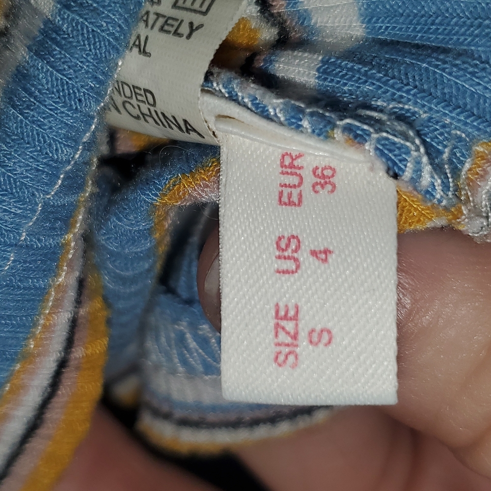 2/$20 | ROMWE | Striped Button Front Ribbed Tee - Picture 4 of 8